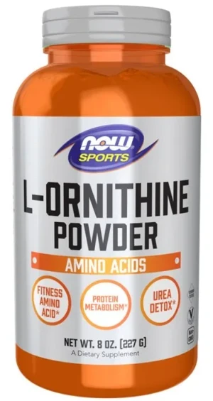 NOW Foods - Ornityna, L-Ornithine, Proszek, 227g