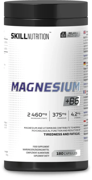Skill Nutrition - Cytrynian Magnezu, 180 kapsułek