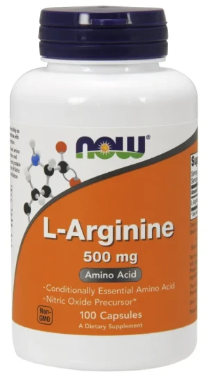 NOW Foods - L-Arginina, 500mg, 100 kapsułek