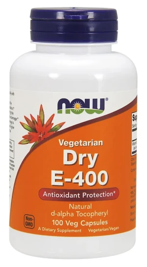 NOW Foods - Witamina E-400, Sucha, 100 vkaps