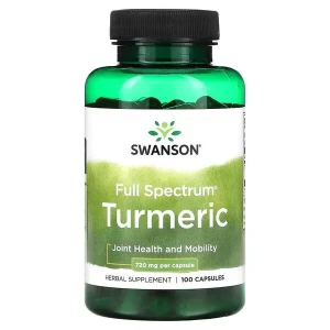 Swanson - Kurkuma, 720mg, 100 kapsułek