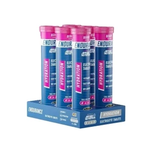 Applied Nutrition - Elektrolity, Endurance Hydration, Jagodowe, 6 x 20 tabletek musujących