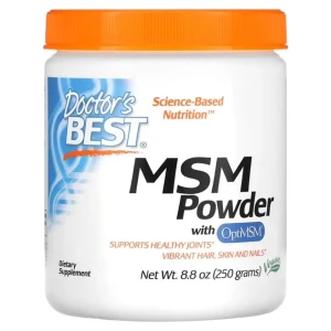 Doctor's Best - MSM z OptiMSM, Vegan, Proszek, 250g