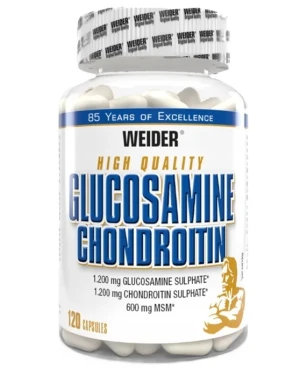Weider - Glukozamina Chondroityna + MSM, 120 kapsułek
