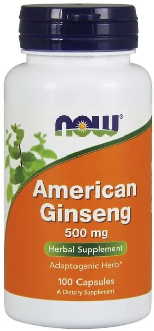 NOW Foods - Żeń-Szeń Amerykański, 500mg, 100 vkaps