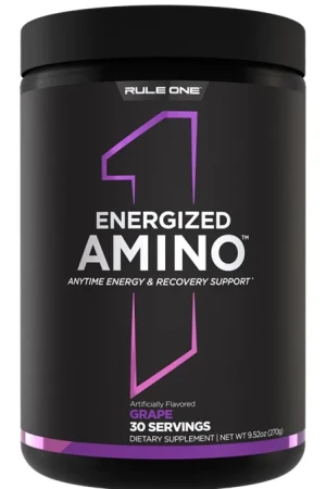 Rule One - Aminokwasy, Energized Amino, Winogrono, Proszek 270g
