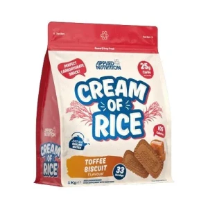 Applied Nutrition - Kleik Ryżowy, Cream of Rice, Toffee Biscuit, Proszek, 1000g