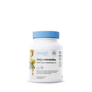 Osavi - Olej z Wiesiołka z Witaminą A i E, 1800mg, 60 kapsułek miękkich