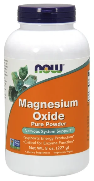 NOW Foods - Tlenek Magnezu, Proszek, 227g
