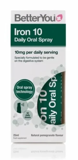 BetterYou - Żelazo 10mg, 25 ml