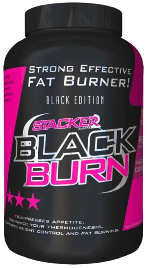 Stacker2 Europe - Spalacz tłuszczu Black Burn, 120 caps