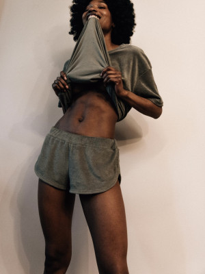 shorts FROTTE green - XS