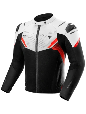 Kurtka motocyklowa tekstylna Shima STX Air G2 szaro-czarno-czerwona + Gratisy