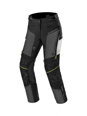 Spodnie motocyklowe damskie tekstylne Shima Tracker czarno-szare + Gratisy