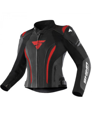 Kurtka motocyklowa damska Shima Miura 2.0 czarno-czerwona + Gratisy