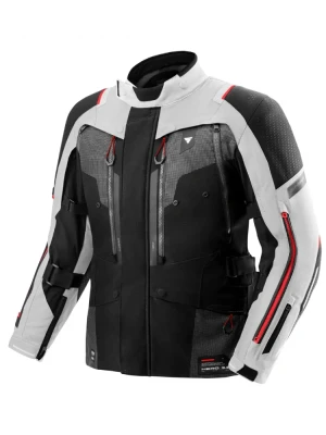 Kurtka motocyklowa tekstylna Shima Hero 3.0 G2 szaro-czerwona + Gratisy