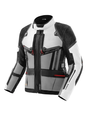 Kurtka motocyklowa tekstylna Shima Tracker jasnoszara + Gratisy