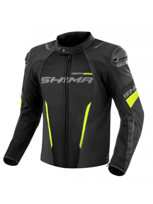 Kurtka motocyklowa tekstylna Shima Solid 2.0 Vent czarno-fluo + Gratisy