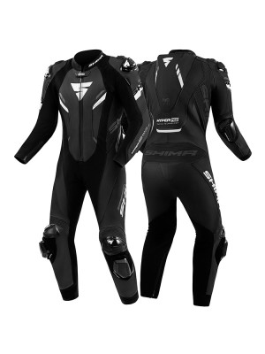 Kombinezon motocyklowy jednoczęściowy Shima Hyper RS czarno-biały + Gratisy
