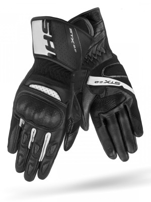 Rękawice motocyklowe Shima STX 2.0 czarno-białe + Gratisy