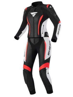 Kombinezon motocyklowy dwuczęściowy damski Shima Miura 2.0 czerwony-fluo + Gratisy