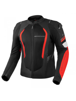 Kurtka motocyklowa tekstylna Shima Mesh Pro 2.0 czarno-czerwona + Gratisy