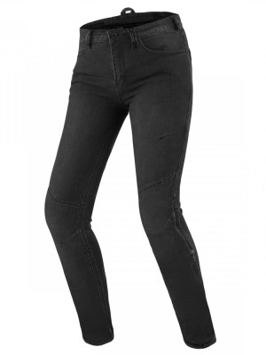 Jeansy motocyklowe damskie Shima Metro czarne + Gratisy