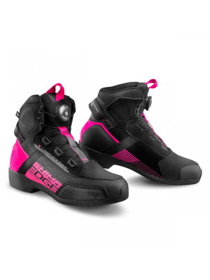 Buty motocyklowe damskie Shima Edge Vented czarno-różowe + Gratisy
