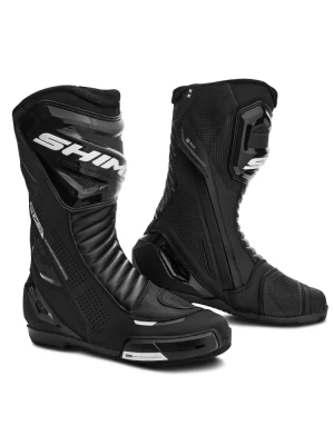 Buty motocyklowe Shima RX-3 czarno-białe + Gratisy