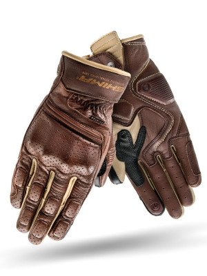 Rękawice motocyklowe Shima Aviator brązowe + Gratisy