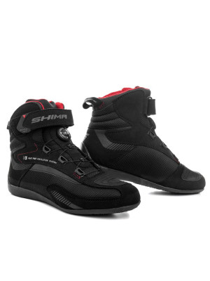 Buty motocyklowe Shima Exo Vented czarno-czerwone + Gratisy