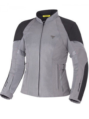 Kurtka motocyklowa tekstylna damska Shima Jet Lady szara + Gratisy