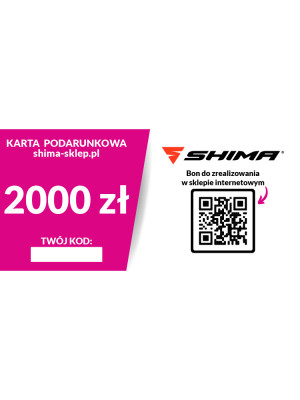 Karta podarunkowa o wartości 2000,- PLN