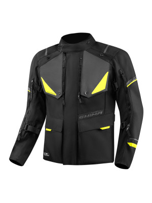 Kurtka motocyklowa tekstylna Shima Runner czarno-fluo