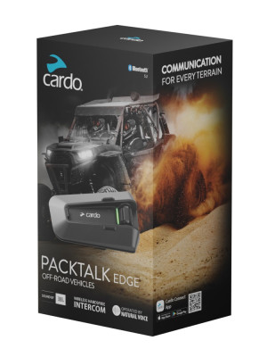 Interkom motocyklowy Cardo Packtalk Edge ORV (2 zestawy)