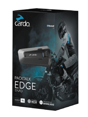 Interkom motocyklowy Cardo Packtalk Edge Duo (2 zestawy)