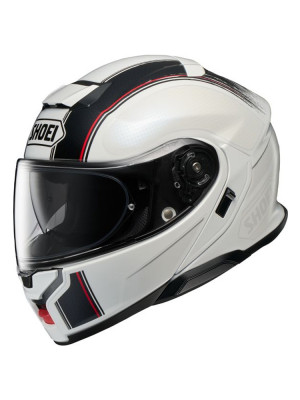 Kask szczękowy Shoei Neotec 3 Satori TC-6 biało-czarny + Gratisy