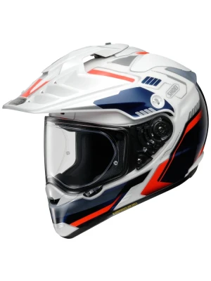 Kask adventure Shoei Hornet ADV 06 Invigorate TC-10 biało-niebiesko-czerwony + Gratisy