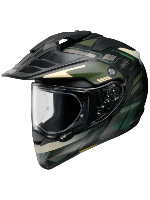 Kask adventure Shoei Hornet ADV 06 Invigorate TC-4 zielono-czarny matowy + Gratisy