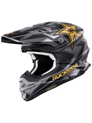 Kask enduro Shoei VFX-WR 06 Malcolm Stewart TC-5 czarno-szary matowy + Gratisy