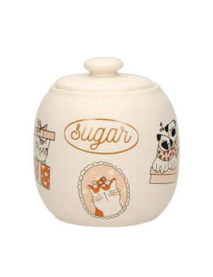 Brandani ZUCCHERIERA CANI E GATTI NEW BONE CHINA