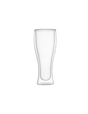 Brandani BICCHIERE BIRRA DOUBLE WALL SET 2 PZ VETRO