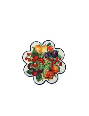 Brandani DECORATION LE PRIMIZIE SET 4 PZ CERAMICA/SUGHERO