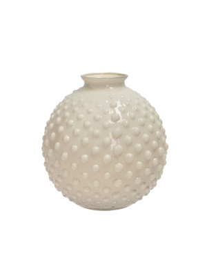 Brandani VASO BOLLE AVORIO VETRO D 16