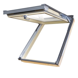 Ventana de tejado proyectante-giratoria de madera FPP-V MAX U5 FAKRO