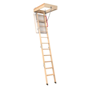 FAKRO 
Escalera escamoteable de madera LWK Komfort de 4 secciones