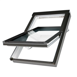 FAKRO 
Ventana giratoria de PVC PTP-V P2