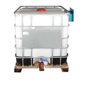 Regenretter 1.000l Natur auf Holzpalette, inkl. Schlauchhalterung