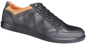 Jomos Herrenschuhe | Größe 45 | schwarz | Leder kombiniert