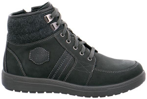 Jomos Herrenschuhe | Größe 44 | schwarz | Leder Textil kombiniert